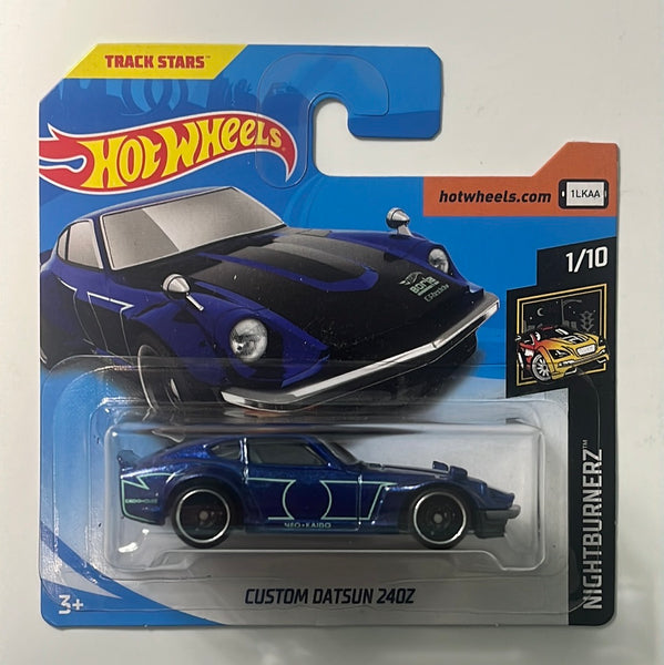 Hot Wheels Custom Datsun 240Z Blue Short card