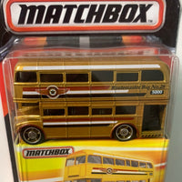 Matchbox Best of Matchbox Routemaster Bus Gold - Damaged Card