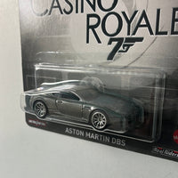 Hot Wheels 1/64 Entertainment 007 Casino Royale Aston Martin DBS - Damaged Card