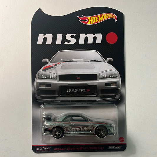 Hot Wheels 1/64 RLC Nissan Skyline GT-R (BNR34) Silver #07993