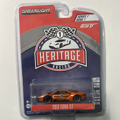 1/64 Greenlight Heritage Racing 2017 Ford GT #3 Orange