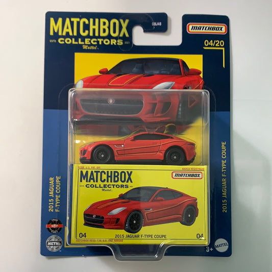 Matchbox Collectors 1/64 2015 Jaguar F-Type Coupe Red - HFL78