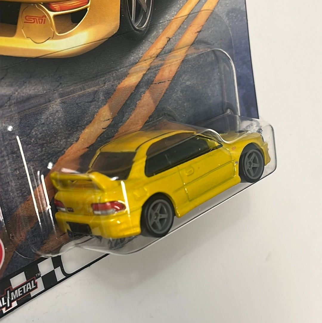 Hot Wheels Boulevard Mix P ‘98 Subaru Impreza 22B-STi Version Yellow
