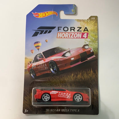 Hot Wheels 1/64 Forza ‘96 Nissan 180SX Type X Red