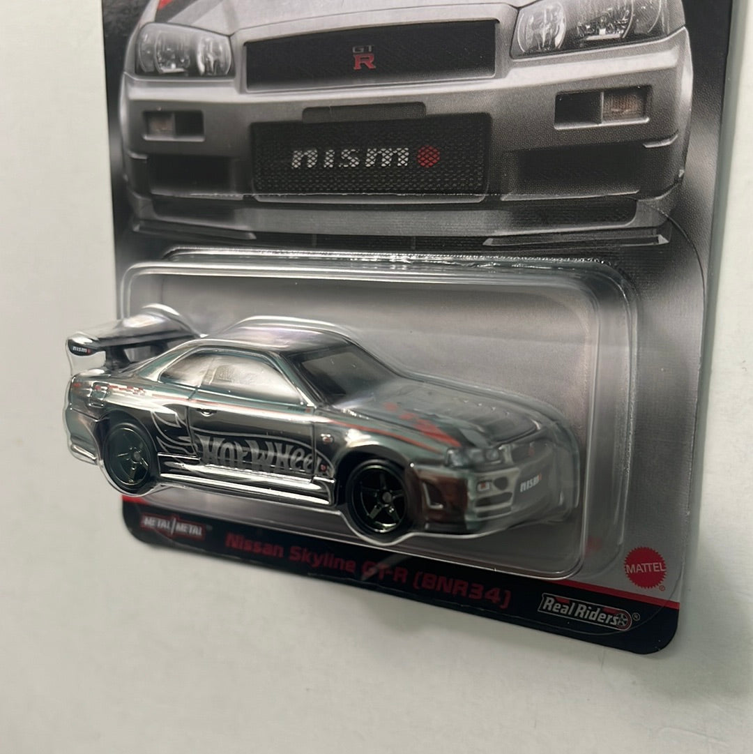 Hot Wheels 1/64 RLC Nissan Skyline GT-R (BNR34) Silver #07993