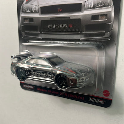 Hot Wheels 1/64 RLC Nissan Skyline GT-R (BNR34) Silver #07993