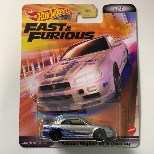 Hot Wheels Entertainment Fast & Furious Nissan Skyline GT-R (BNR34)
