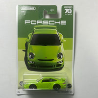 Matchbox 1/64 70 Years 2007 Porsche 911 GT3 Green