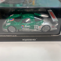 1/43 Kyosho Nissan R390 GT1 24h Le Mans 1998 #33 Green