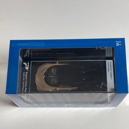 Postercars 1/64 n10 Bugatti Chiron Supersport Silk & Nocturne Black Hypercar League Collection