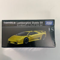 Tomica Premium 1/62 15 Lamborghini Diablo SV Yellow