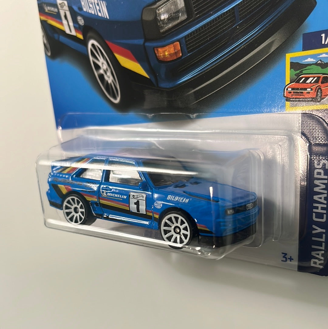 Hot Wheels 1/64 ‘84 Audi Sport Quattro Blue