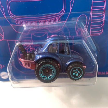 Hot Wheels 1/64 2022 Satin Blue & Pink ‘70 Volkswagen Baja Bug Blue