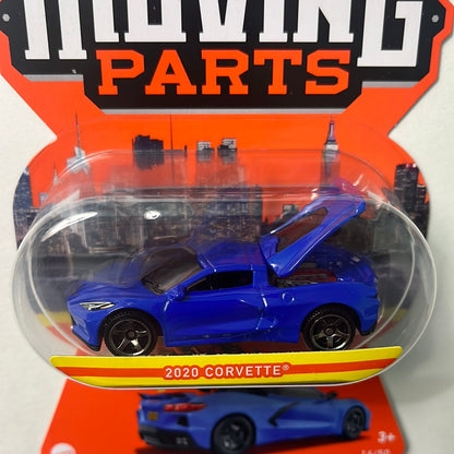 Matchbox Moving Parts 2020 Chevrolet Corvette C8 Blue