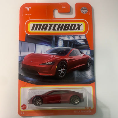 Matchbox 1/64 Tesla Roadster Red
