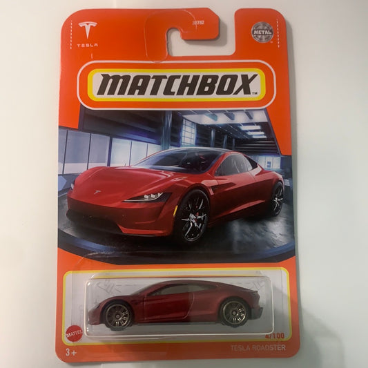 Matchbox 1/64 Tesla Roadster Red