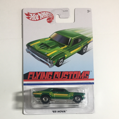Hot Wheels 1/64 Flying Customs ‘68 Nova Green