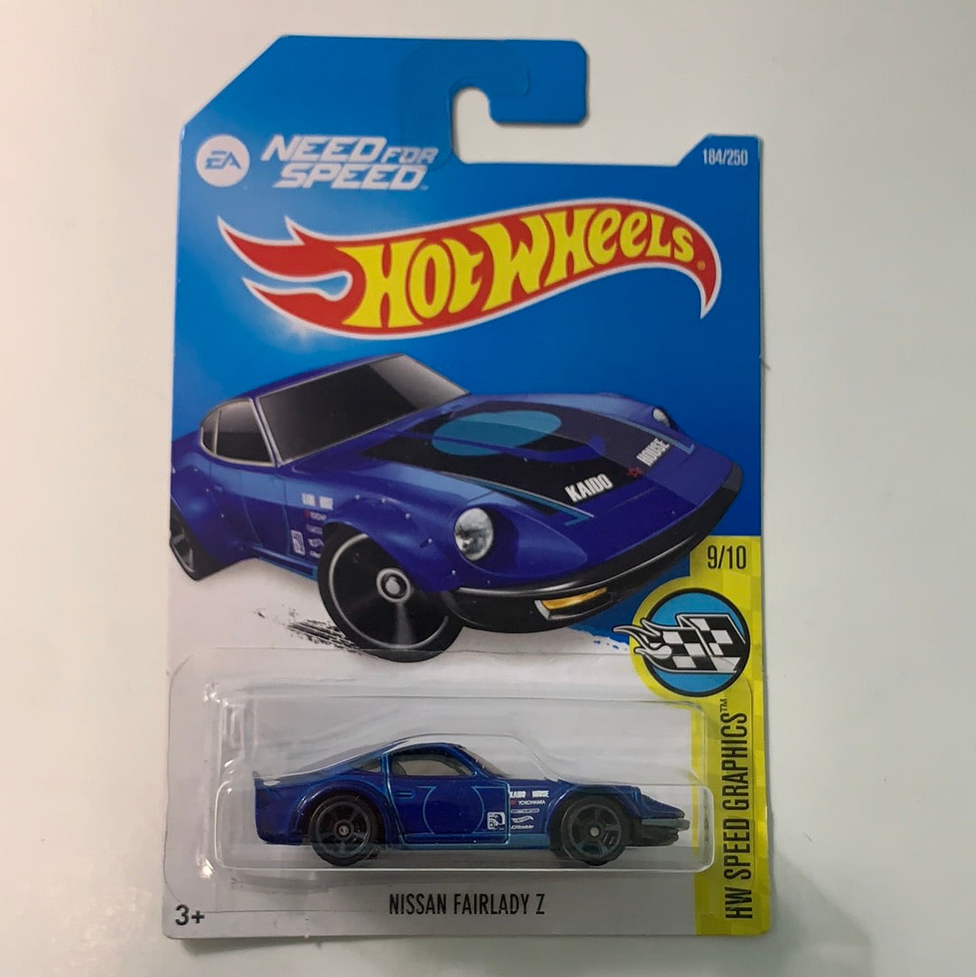 Hot Wheels 1/64 Nissan Fairlady Z Need For Speed Blue