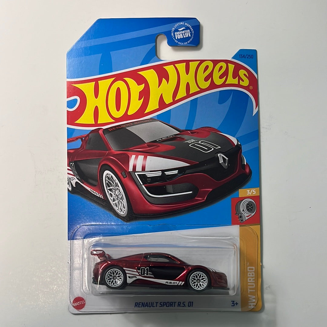 Hot Wheels Super Treasure Hunt Renault Sport R.S. 01 Red (U.S. Card)