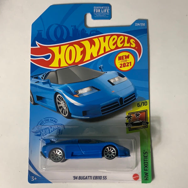 Hot Wheels 1/64 ‘94 Bugatti EB110 SS Blue