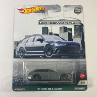 Hot Wheels 1/64 Car Culture Fast Wagons ‘17 Audi RS 6 Avant Grey