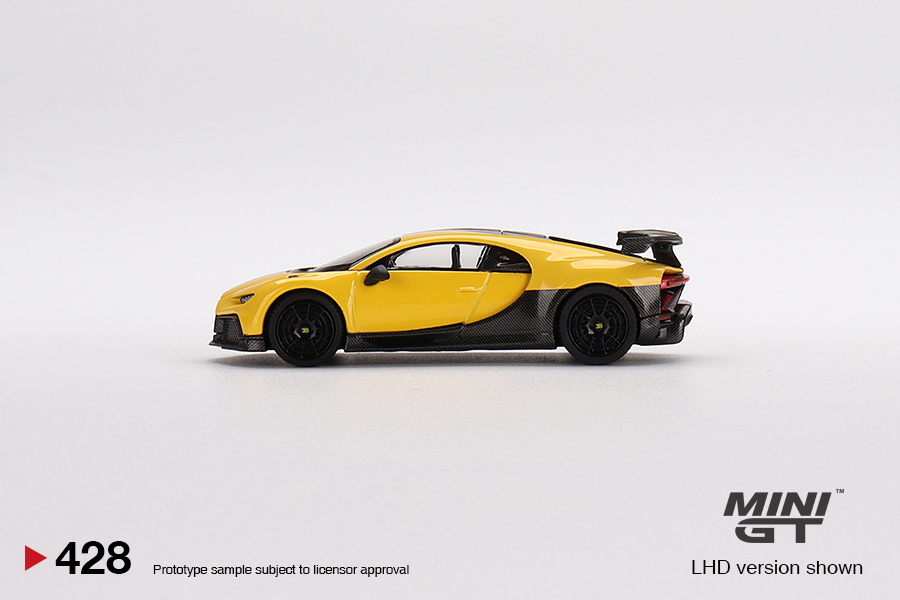 Mini GT 1/64 Bugatti Chiron Pur Sport Yellow