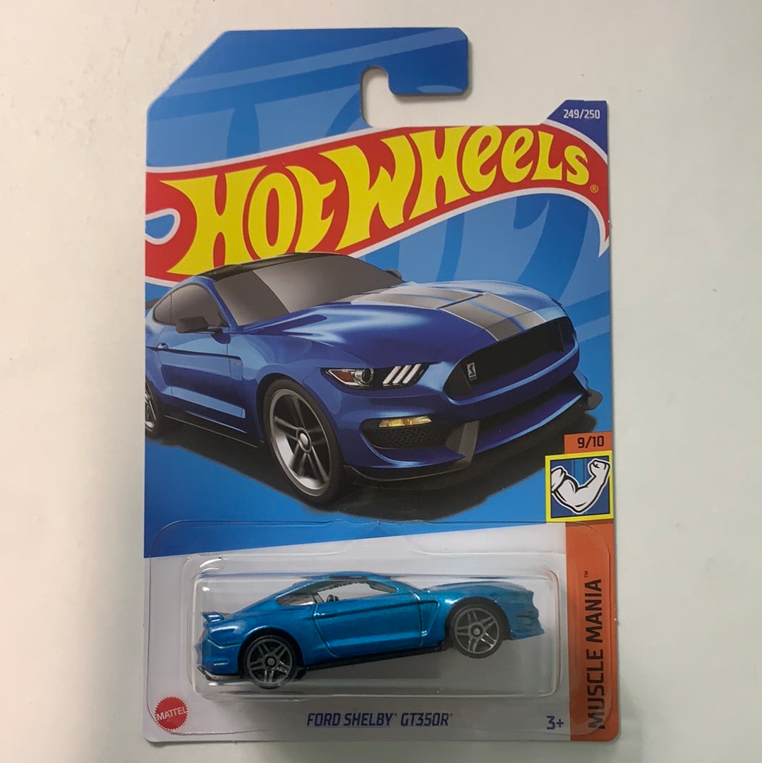 Hot Wheels 1/64 Ford Shelby GT350R Blue