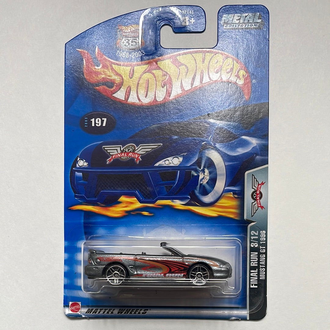 Hot Wheels 1/64 Ford Mustang GT 1996 Grey