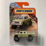 Matchbox 1968 Dodge D200 Green