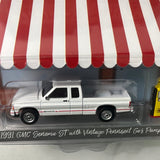 Greenlight 1/64 1991 GMC Sonoma ST w/ Vintage Penzo Gas Pump