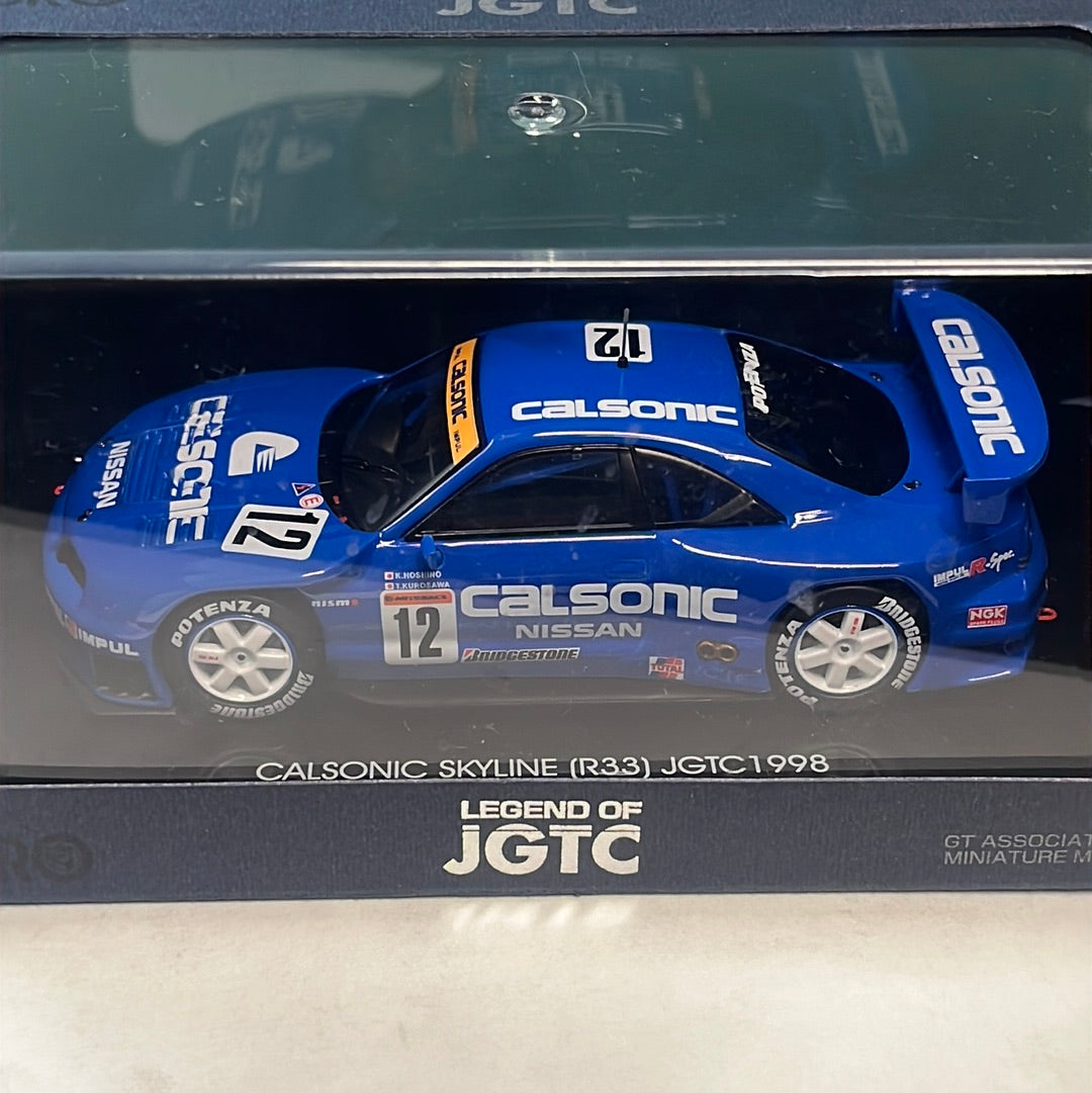 Ebbro 1/43 Calsonic Nissan Skyline JGTC 1998 n12 Blue