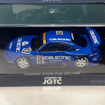Ebbro 1/43 Calsonic Nissan Skyline JGTC 1998 n12 Blue