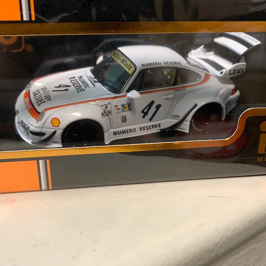 1/43 IXO Models Porsche RWB 993 LBWK #41 White - MOC322