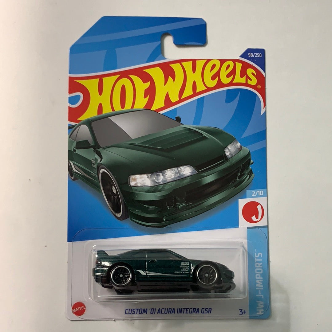 Hot Wheels 1/64 Custom ‘01 Acura Integra GSR Green