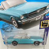 Hot Wheels 1/64 ‘65 Ford Mustang Convertible Blue