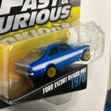 Mattel 1/55 Fast & Furious Ford Escort RS1600 MK1 1970 Blue