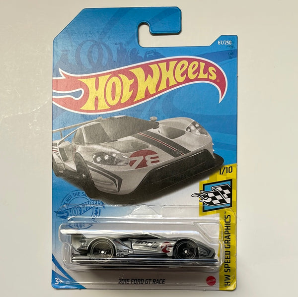 Hot Wheels 1/64 2016 Ford GT Race Grey