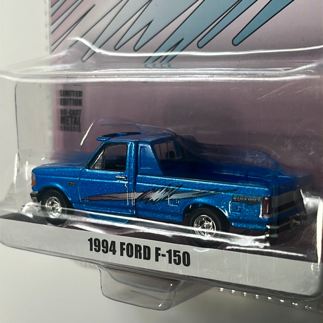 Greenlight 1/64 Hobby Exclusive 1994 Ford F-150 Bigfoot Cruiser Blue