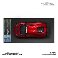 1/64 Aurora Model Aventador LP700-4 LB2.0 Red/Gold