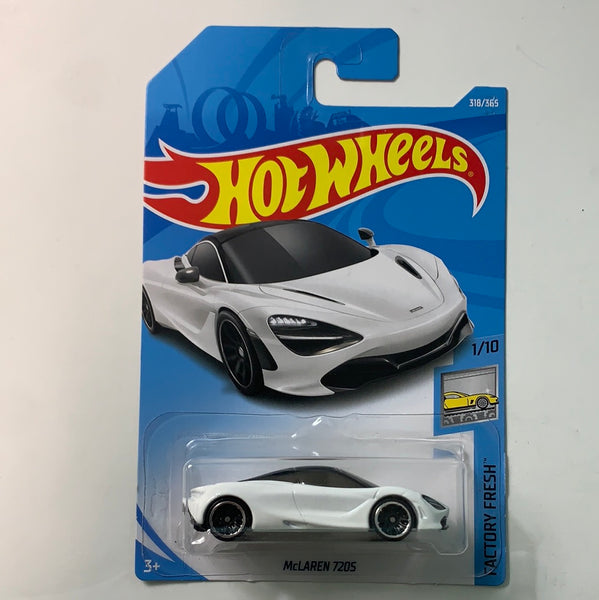 Hot Wheels 1/64 McLaren 720s White