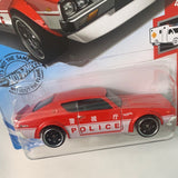 Hot Wheels Nissan Skyline 2000 GT-R Police Red - Damaged Box