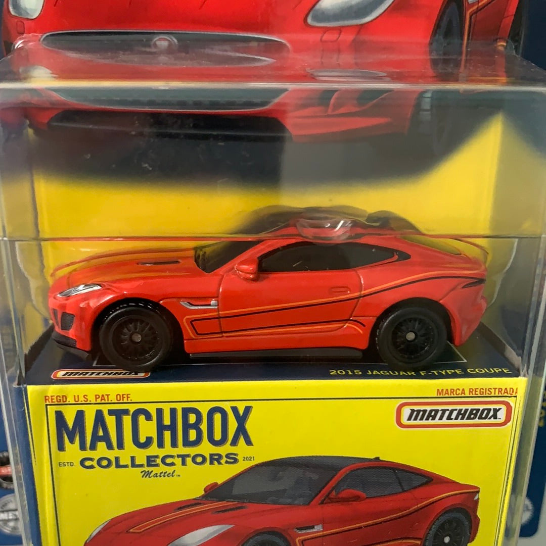 Matchbox Collectors 1/64 2015 Jaguar F-Type Coupe Red - HFL78