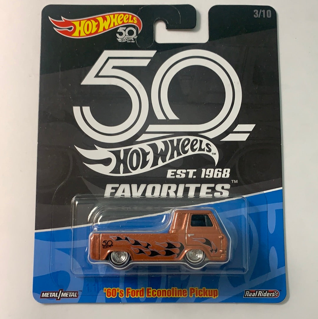 Hot Wheels 1/64 50th Favorites ‘60’s Ford Econoline Pickup - Damaged Box