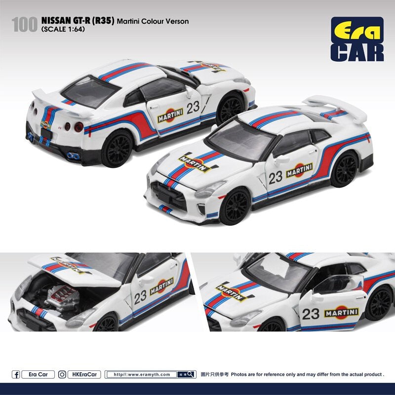 Era Car 1/64 Nissan GT-R ( R35) Martini Colour Version