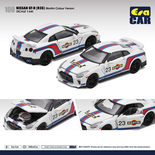 Era Car 1/64 Nissan GT-R ( R35) Martini Colour Version