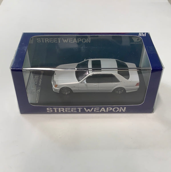 Street Weapon 1/64 Mercedes W140 White – Flipn Diecast