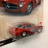 Hot Wheels 1/64 Car Culture Jay Leno’s Garage Mercedes Benz 300 SL Red