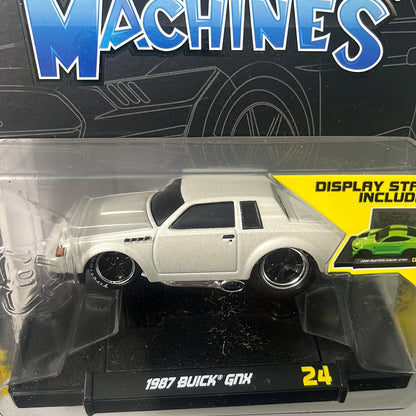 1/64 Muscle Machines 1987 Buick GNX White - Damaged Card