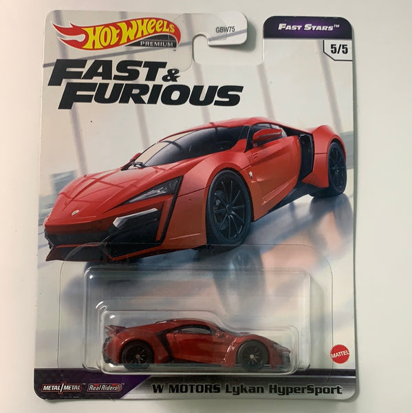 Hot Wheels 1/64 Fast & Furious Fast Stars W Motors Lykan HyperSport Red