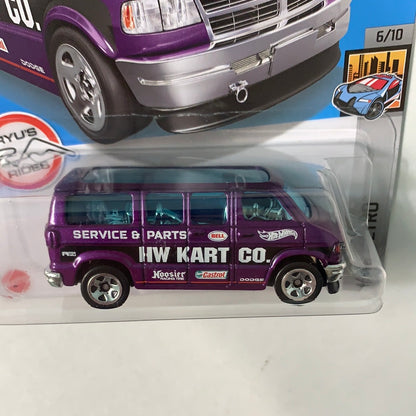 Hot Wheels 1/64 Dodge Van Purple